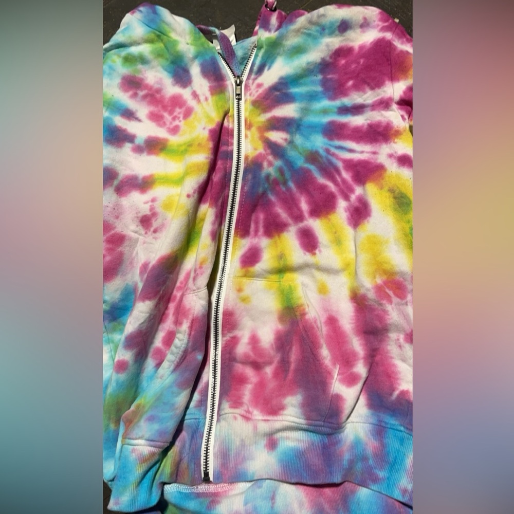 Tie dye jacket from Walmart size s/ch 3/5